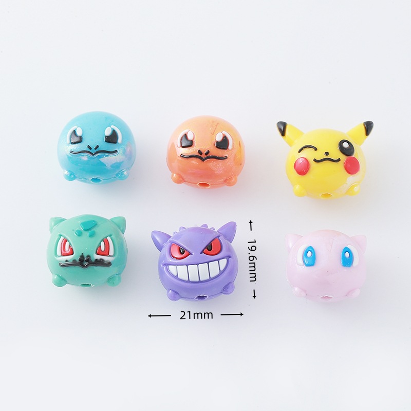12 piezas Pokémon: Cuentas de  - Phone Accessories Diy reseña y precio