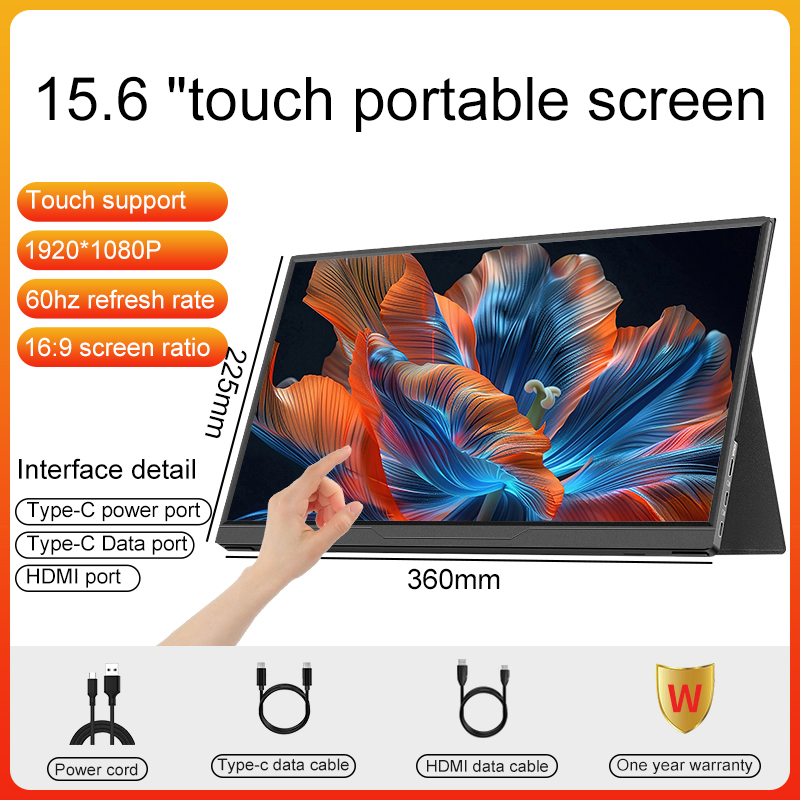 Monitor portátil LANLIPU de 15 - Phone Accessories Display Board reseña y precio