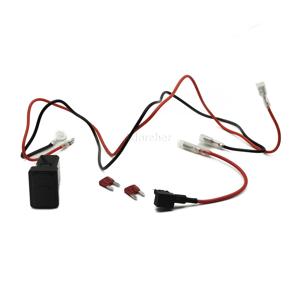 Cargador de coche LED rojo con - Phone Accessories Red reseña y precio