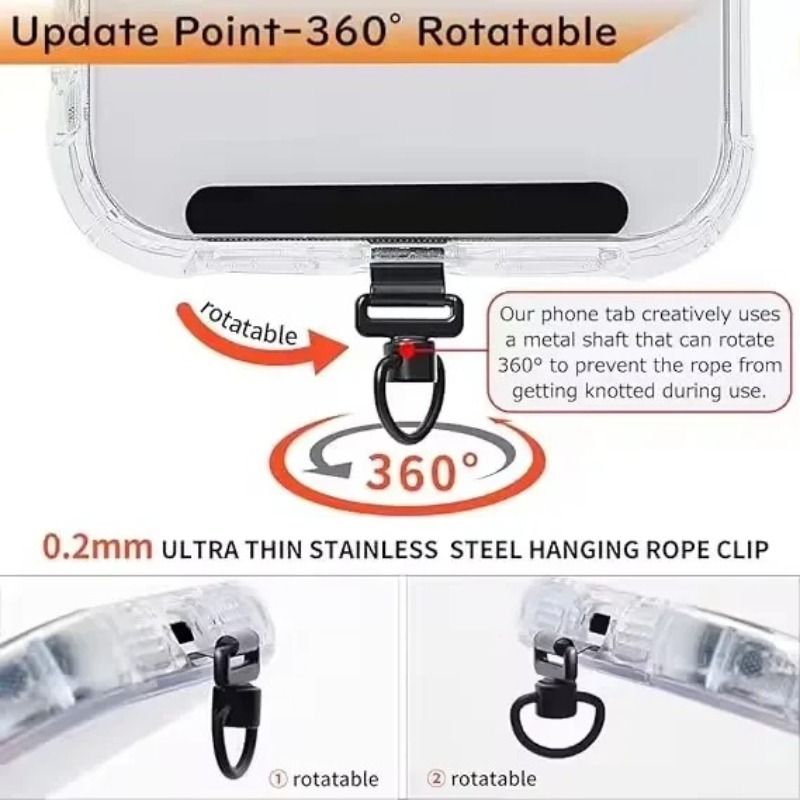Clip Giratorio 360° para Teléf - Phone Accessories Holder reseña y precio