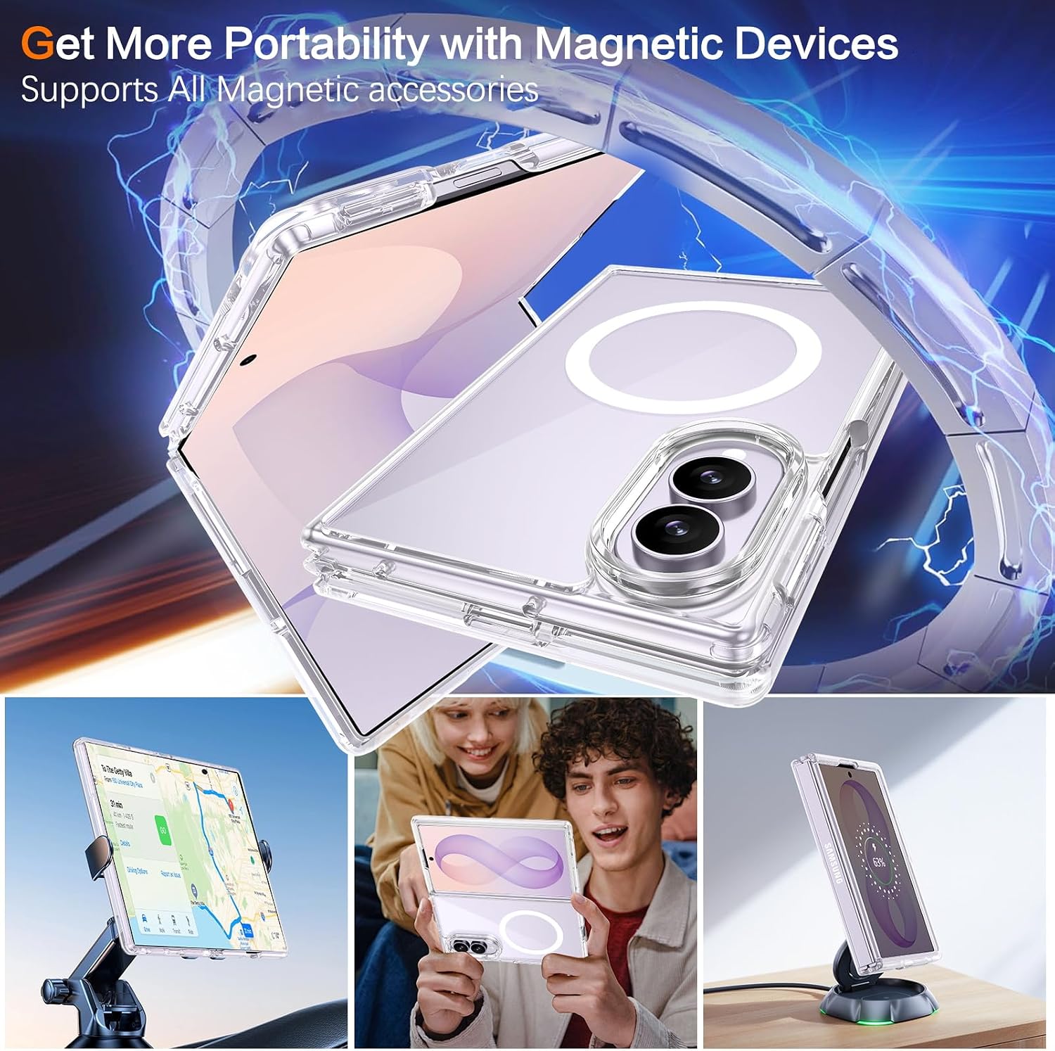 Funda Magnética Transparente a - Z Phone Accessories reseña y precio