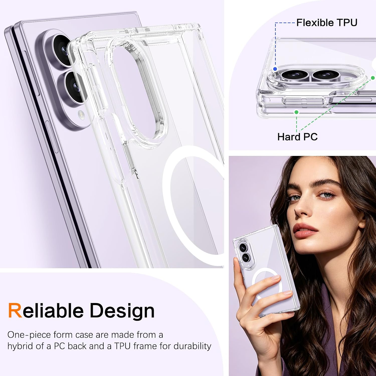 Funda Magnética Transparente a - Z Phone Accessories reseña y precio